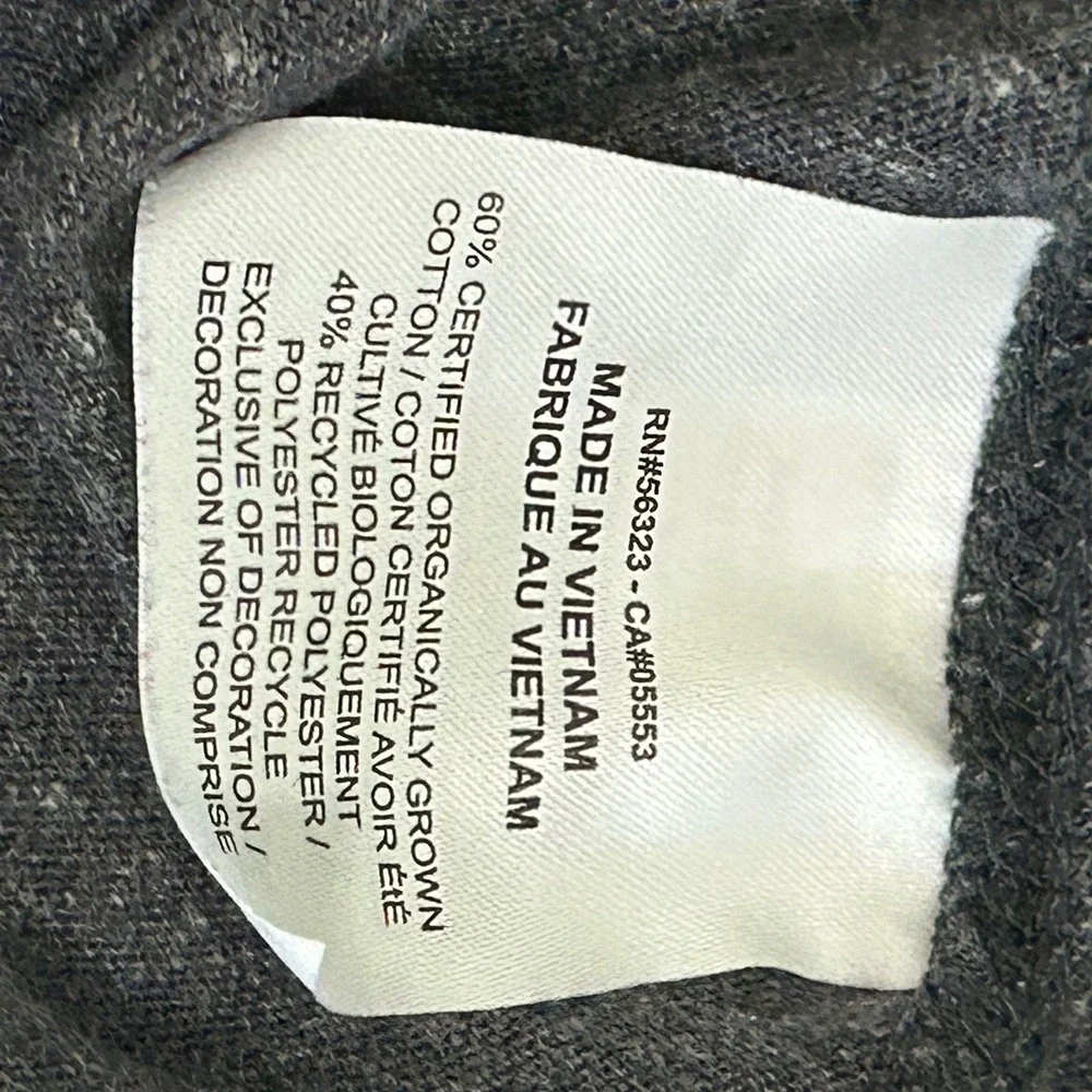 Nike Womens Charcoal Gray‎ Heather Long Sleeve Just Do It Tunic Top Size Medium